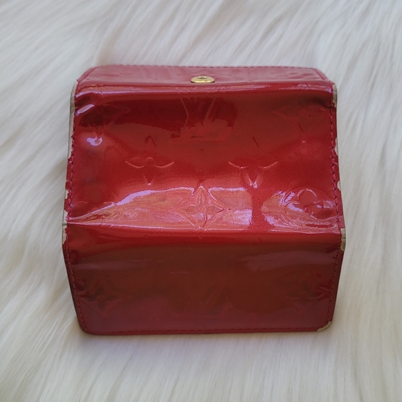 🔑 Louis Vuitton Vernis Red 4 Key Holder - Picture 3 of 16